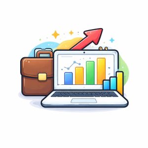 Business laptop category icon for professional work laptops