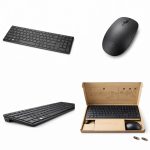 HP 710 wireless keyboard and mouse combo box contents