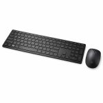 HP 710 wireless keyboard and mouse combo black on white background